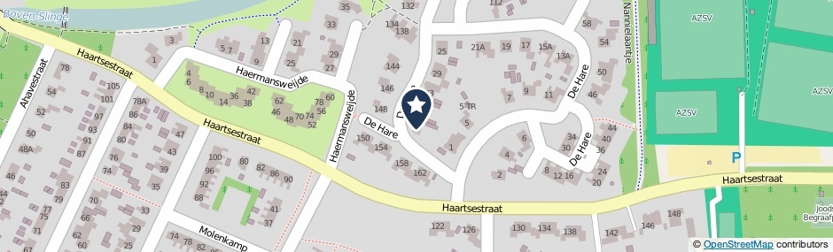 Kaartweergave De Hare 39 in Aalten