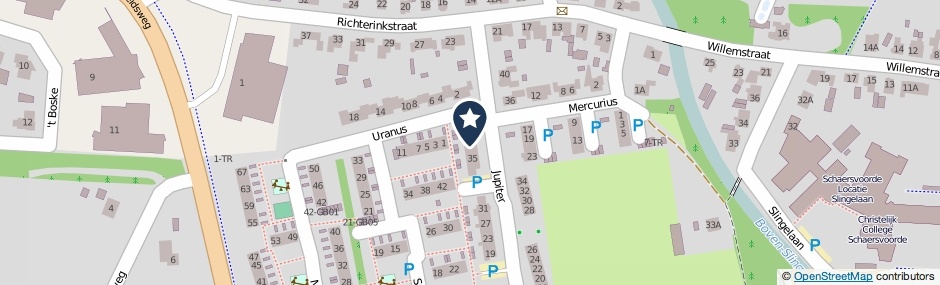 Kaartweergave Jupiter 39 in Aalten