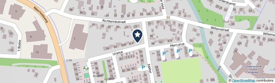 Kaartweergave Uranus 2 in Aalten