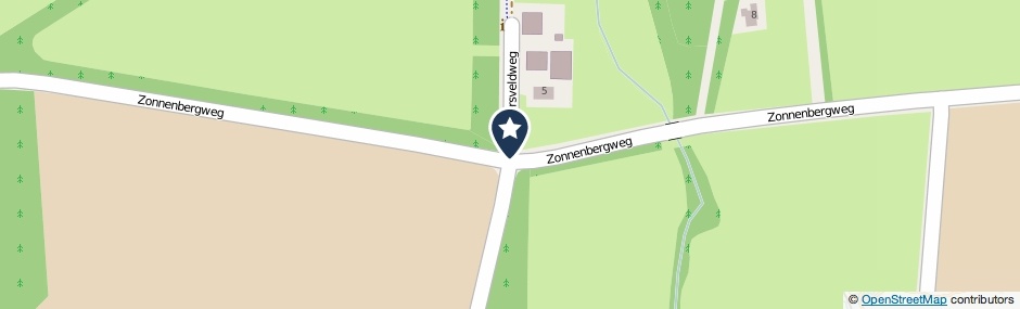 Kaartweergave Oppersveldweg in Agelo