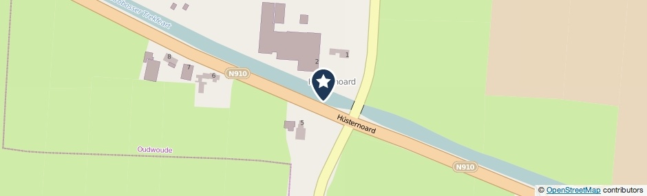 Kaartweergave Husternoard in Aldwald