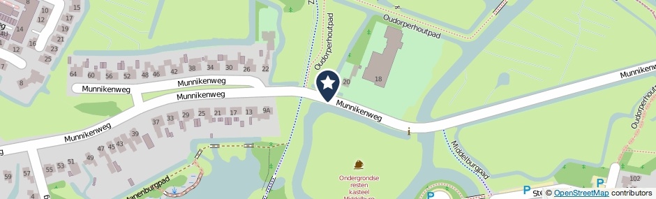 Kaartweergave Munnikenweg in Alkmaar