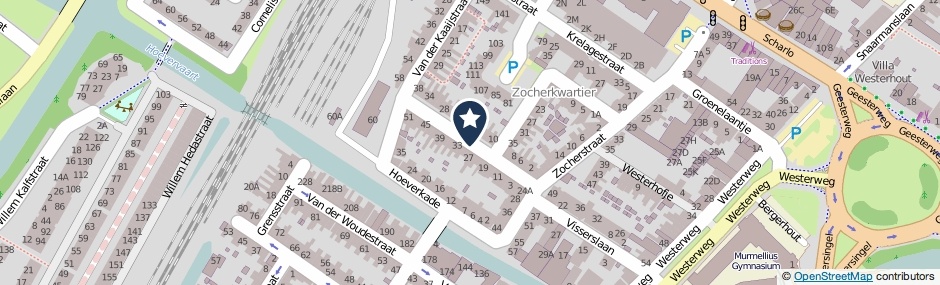 Kaartweergave Van Leeuwenhoekstraat in Alkmaar