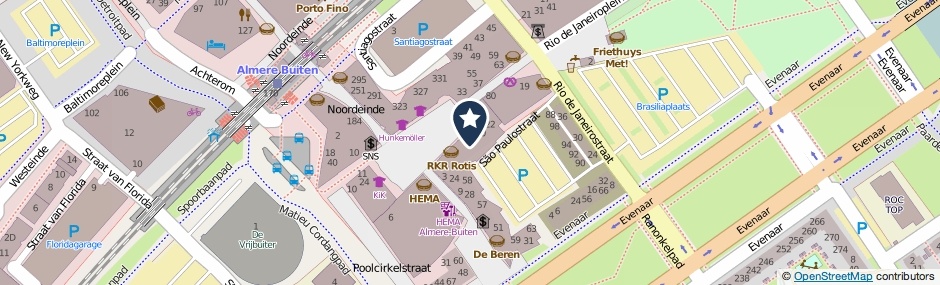 Kaartweergave Globeplein 18 in Almere