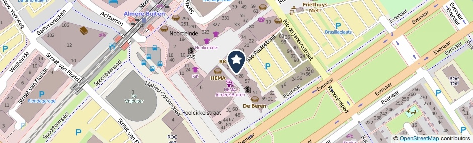Kaartweergave Globeplein 26 in Almere