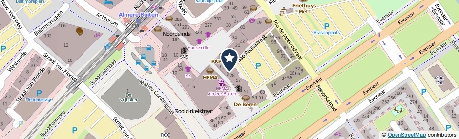 Kaartweergave Globeplein 42 in Almere