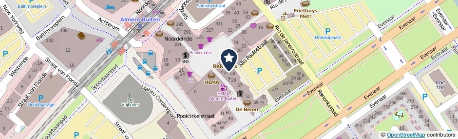 Kaartweergave Globeplein 56 in Almere