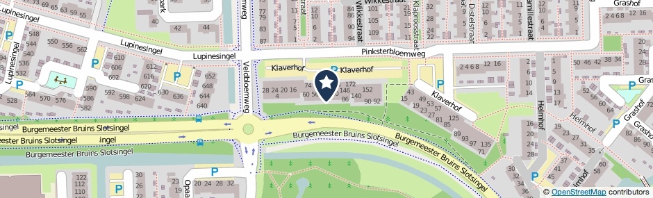 Kaartweergave Klaverhof 82 in Alphen Aan Den Rijn