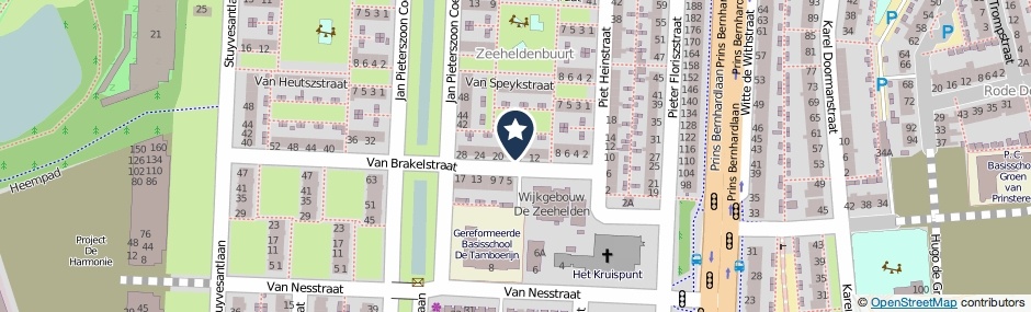 Kaartweergave Van Brakelstraat 16 in Alphen Aan Den Rijn
