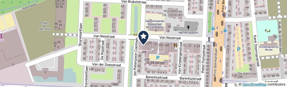 Kaartweergave Van Nesstraat 35 in Alphen Aan Den Rijn