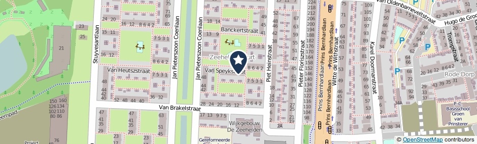 Kaartweergave Van Speykstraat 11 in Alphen Aan Den Rijn