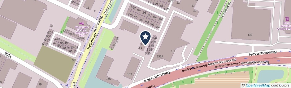 Kaartweergave Xenonweg 3-24 in Amersfoort