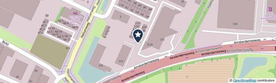 Kaartweergave Xenonweg 3-30 in Amersfoort