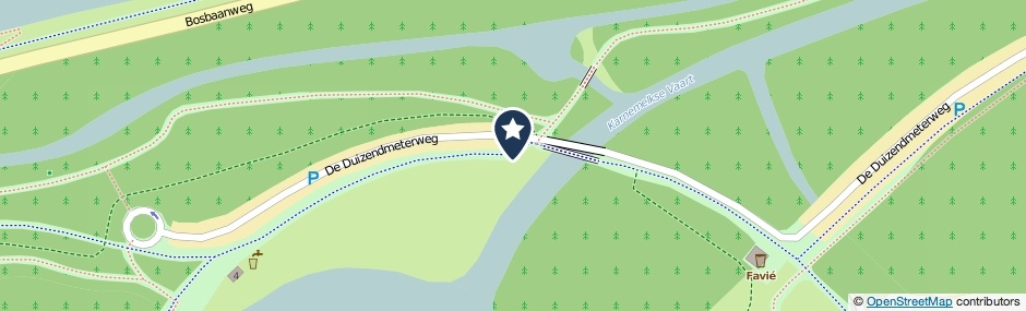 Kaartweergave De Duizendmeterweg in Amstelveen