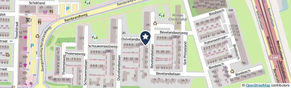 Kaartweergave Duivelandsezijweg 12-F in Amstelveen
