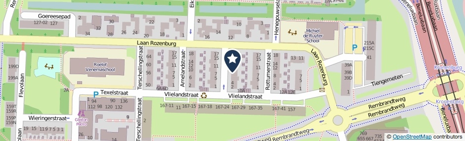 Kaartweergave Schiermonnikoogstraat 10 in Amstelveen