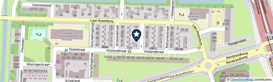 Kaartweergave Schiermonnikoogstraat 5 in Amstelveen