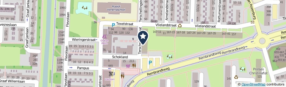 Kaartweergave Terschellingstraat 48-B in Amstelveen