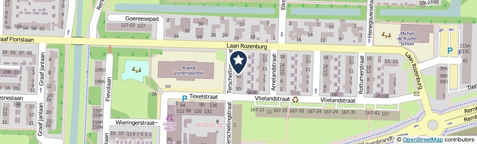 Kaartweergave Terschellingstraat 58 in Amstelveen