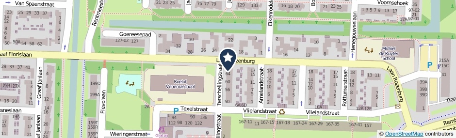 Kaartweergave Terschellingstraat 66 in Amstelveen