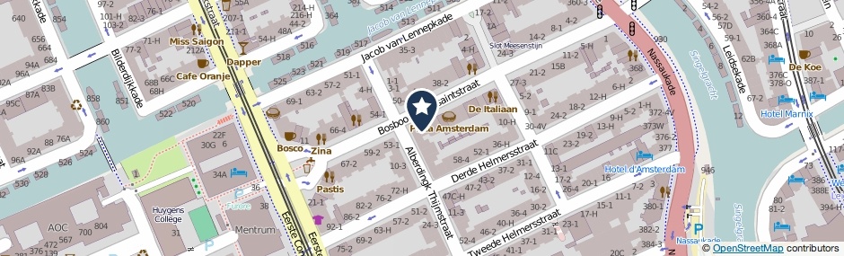 Kaartweergave Bosboom Toussaintstraat 49-H in Amsterdam