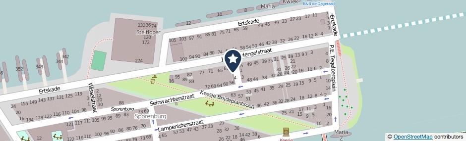 Kaartweergave Bufferstraat 2 in Amsterdam