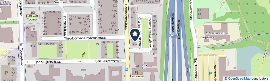 Kaartweergave Charles Leickertstraat 3-1 in Amsterdam