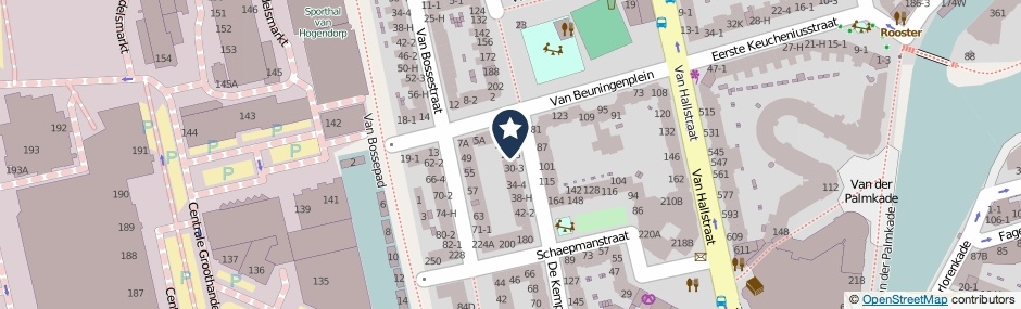 Kaartweergave De Kempenaerstraat 26-2 in Amsterdam