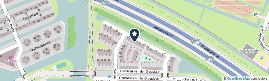 Kaartweergave Gebroeders A. En B. Wolfswinkelweg 35 in Amsterdam