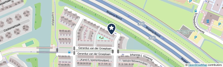 Kaartweergave Gebroeders A. En B. Wolfswinkelweg 5 in Amsterdam