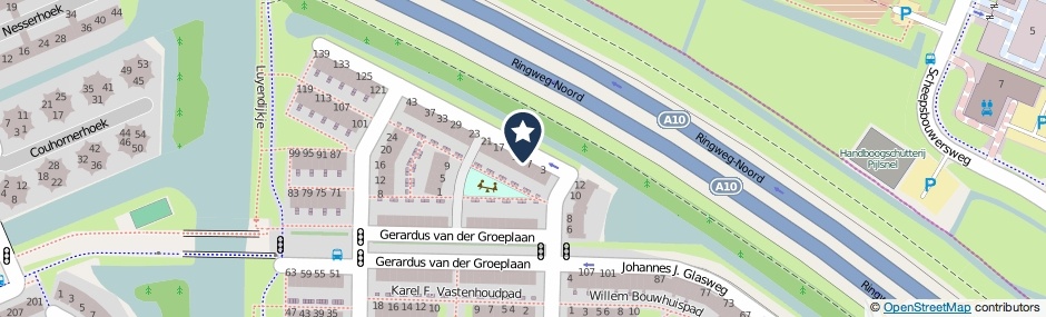 Kaartweergave Gebroeders A. En B. Wolfswinkelweg 9 in Amsterdam
