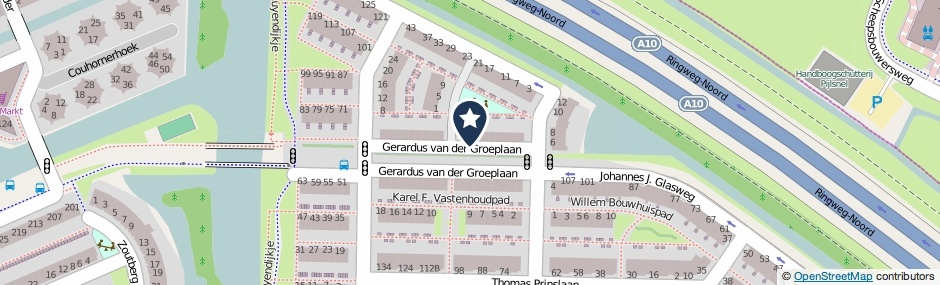 Kaartweergave Gerardus Van Der Groeplaan 16 in Amsterdam