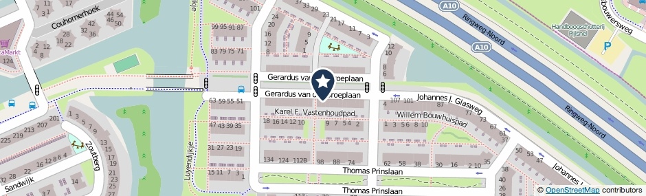 Kaartweergave Gerardus Van Der Groeplaan 19 in Amsterdam