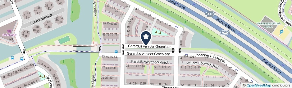 Kaartweergave Gerardus Van Der Groeplaan 20 in Amsterdam