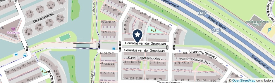 Kaartweergave Gerardus Van Der Groeplaan 24 in Amsterdam