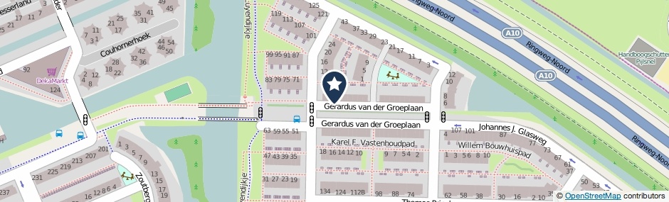 Kaartweergave Gerardus Van Der Groeplaan 32 in Amsterdam