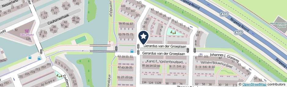 Kaartweergave Gerardus Van Der Groeplaan 36 in Amsterdam