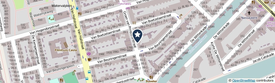 Kaartweergave Groen Van Prinstererstraat 83-H in Amsterdam