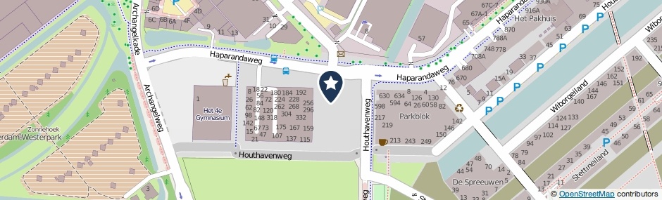 Kaartweergave Haparandaweg 518 in Amsterdam