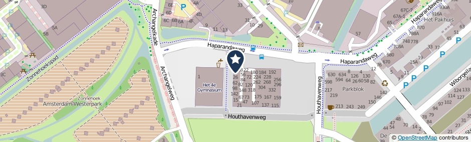 Kaartweergave Haparandaweg 8 in Amsterdam