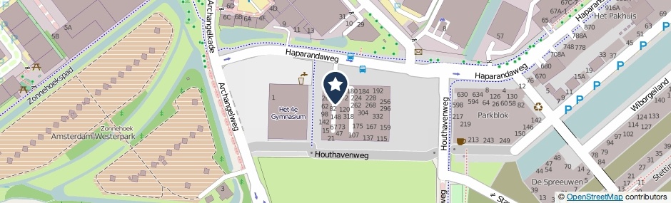 Kaartweergave Haparandaweg 84 in Amsterdam