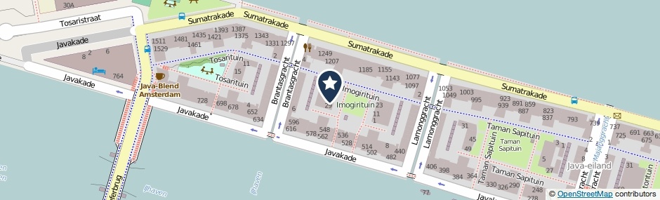 Kaartweergave Imogirituin 37 in Amsterdam