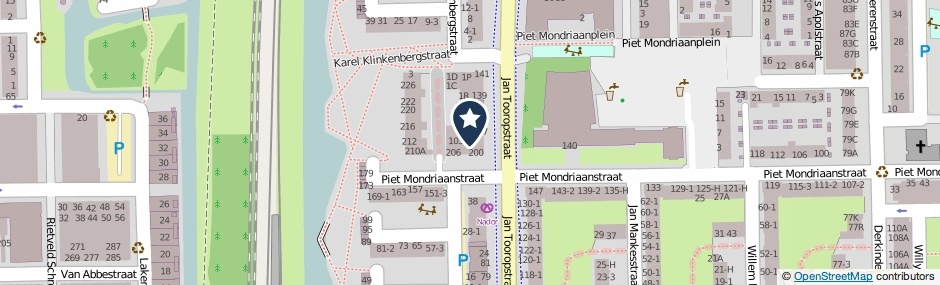 Kaartweergave Jan Tooropstraat 113 in Amsterdam