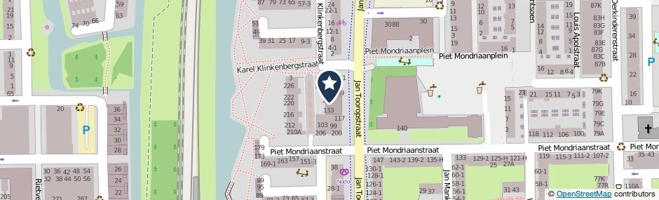 Kaartweergave Jan Tooropstraat 131 in Amsterdam