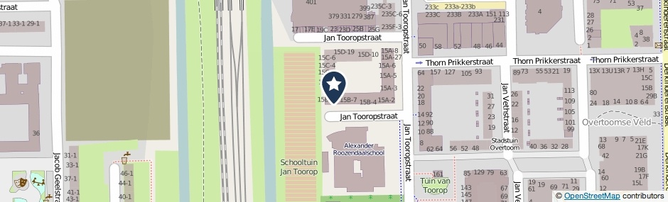 Kaartweergave Jan Tooropstraat 15-B29 in Amsterdam
