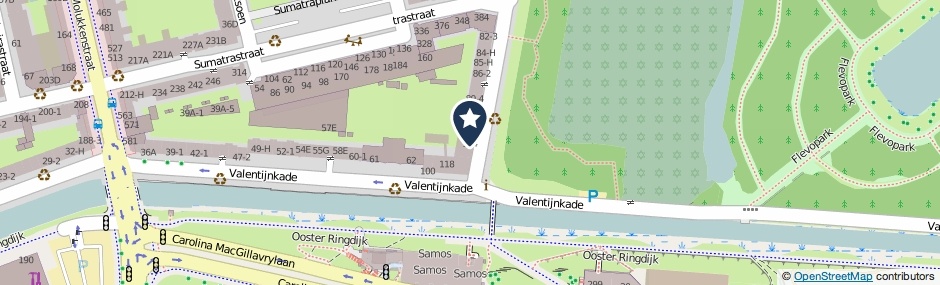 Kaartweergave Kramatweg 141 in Amsterdam