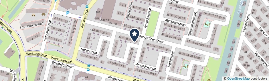 Kaartweergave Mandarijnenstraat 42-1 in Amsterdam