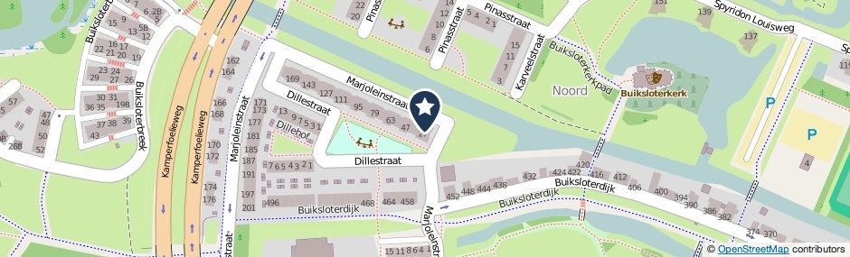 Kaartweergave Marjoleinstraat 13 in Amsterdam