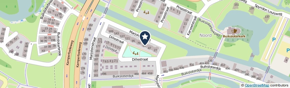 Kaartweergave Marjoleinstraat 53 in Amsterdam