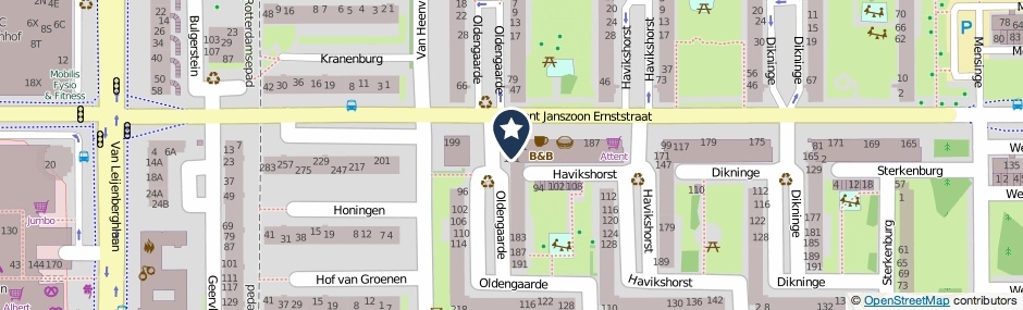 Kaartweergave Oldengaarde 175 in Amsterdam